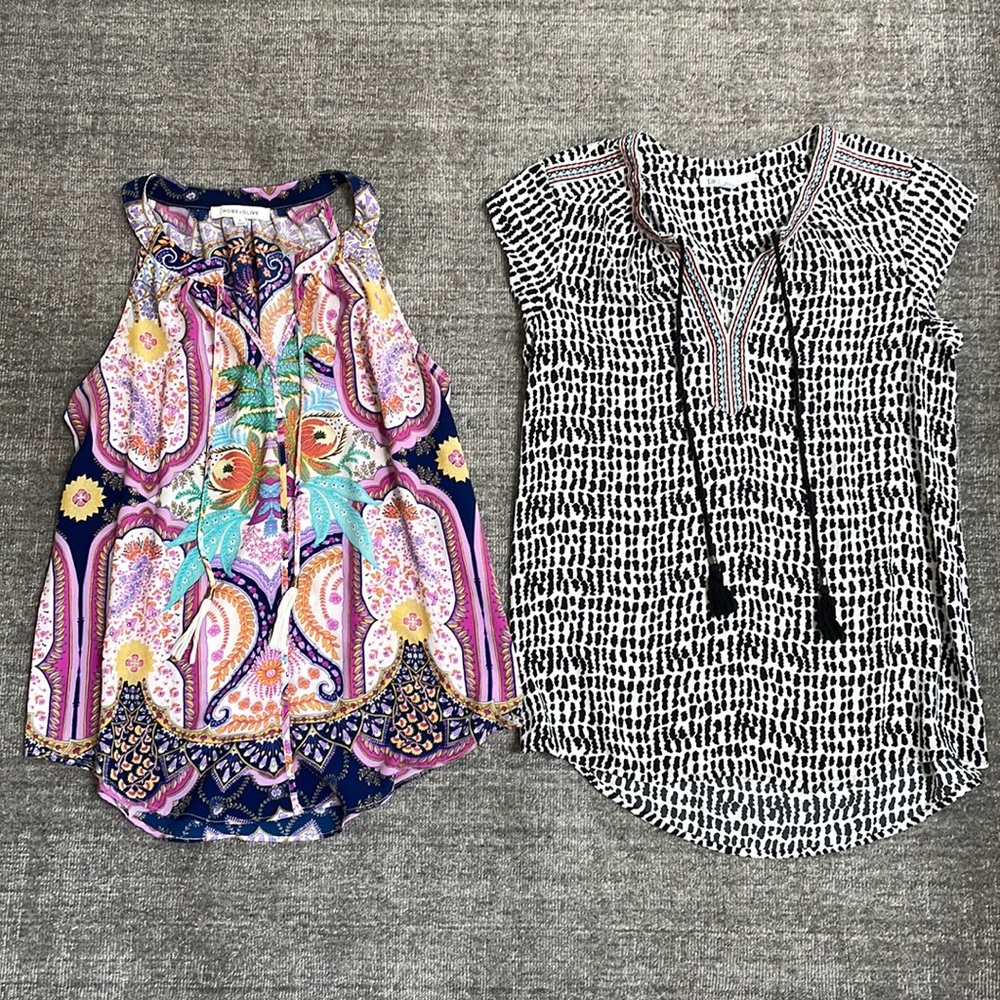 Two sleeveless shirts